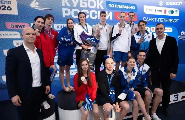 Калужская область вошла в тройку лидеров финала Кубка России по плаванию